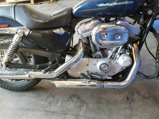 1HD4CJM154K433484 - 2004 HARLEY-DAVIDSON XL883 C BLUE photo 7