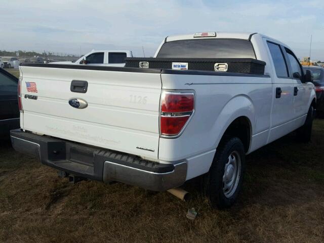 1FTFW1CF6BKD52988 - 2011 FORD F150 WHITE photo 4