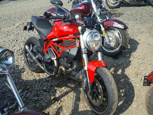 ZDMMADBM3HB000634 - 2017 DUCATI MONSTER 79 RED photo 1