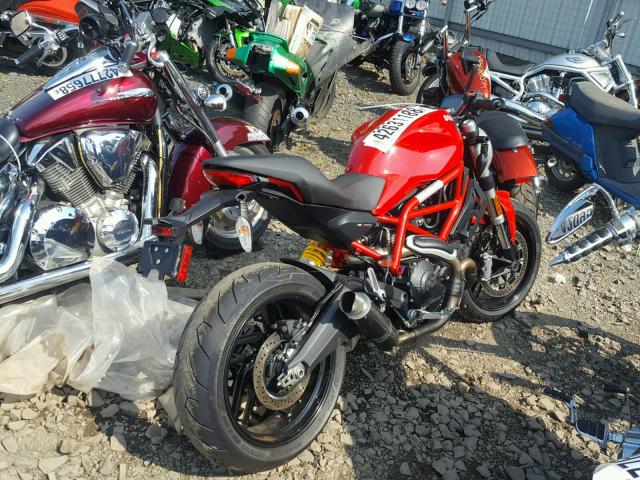 ZDMMADBM3HB000634 - 2017 DUCATI MONSTER 79 RED photo 4