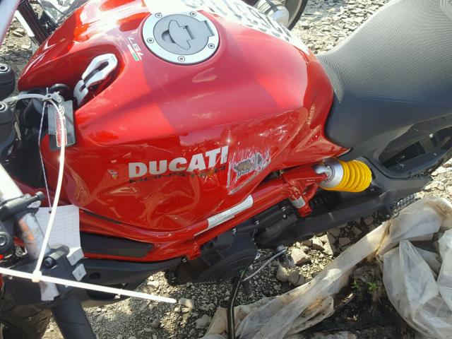 ZDMMADBM3HB000634 - 2017 DUCATI MONSTER 79 RED photo 9