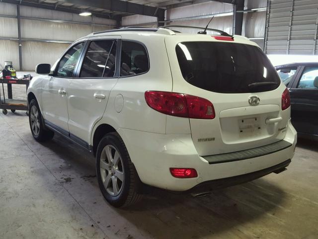 5NMSH73E47H107600 - 2007 HYUNDAI SANTA FE S WHITE photo 3