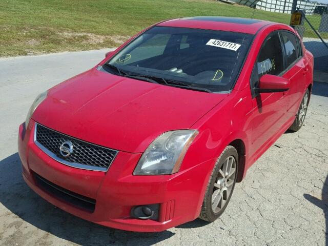 3N1BB61E68L632440 - 2008 NISSAN SENTRA RED photo 2