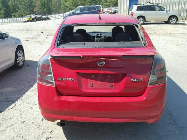 3N1BB61E68L632440 - 2008 NISSAN SENTRA RED photo 9