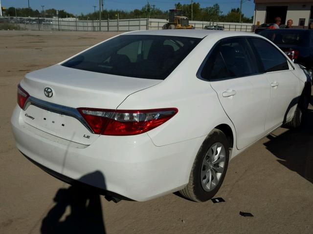 4T4BF1FK3GR533132 - 2016 TOYOTA CAMRY LE WHITE photo 4