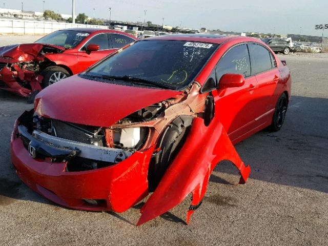 2HGFA5E51BH702207 - 2011 HONDA CIVIC SI RED photo 2