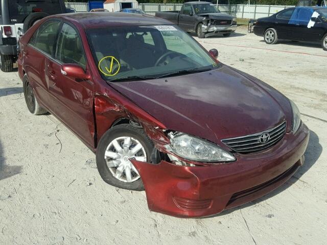 4T1BE32K85U053227 - 2005 TOYOTA CAMRY LE MAROON photo 1