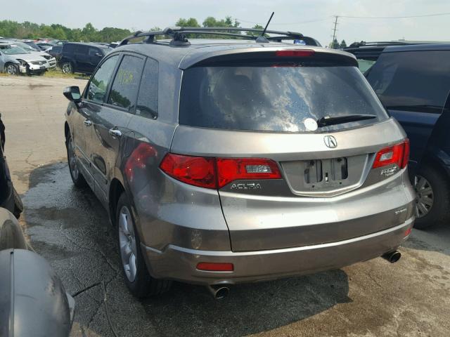 5J8TB18208A012689 - 2008 ACURA RDX GRAY photo 3