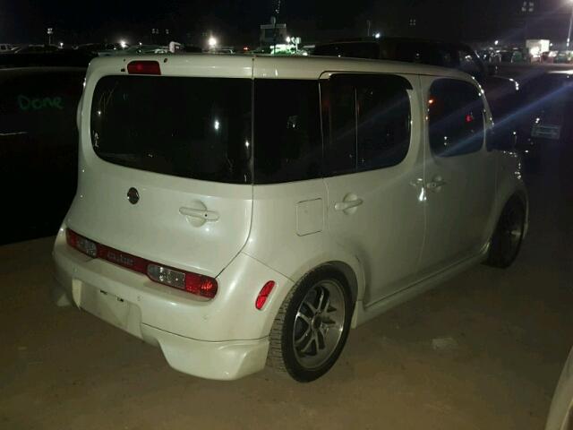 JN8AZ28R39T119654 - 2009 NISSAN CUBE BASE WHITE photo 4