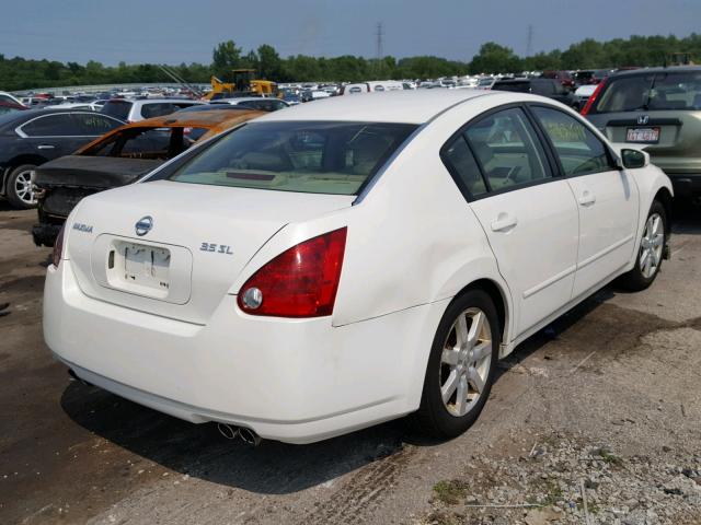 1N4BA41E15C821174 - 2005 NISSAN MAXIMA SE WHITE photo 4