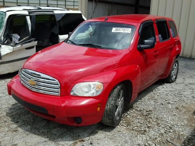 3GNBAADB6AS601826 - 2010 CHEVROLET HHR RED photo 2