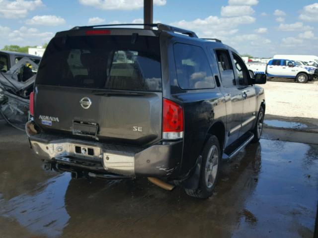 5N1AA08A56N732288 - 2006 NISSAN ARMADA SE CHARCOAL photo 4