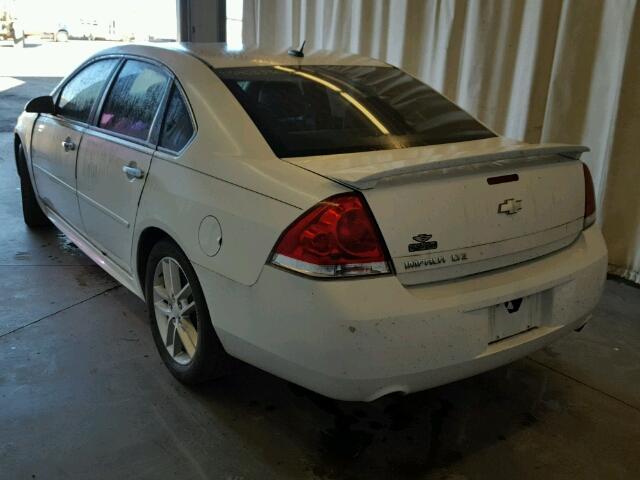 2G1WC5E32D1259139 - 2013 CHEVROLET IMPALA LTZ WHITE photo 3