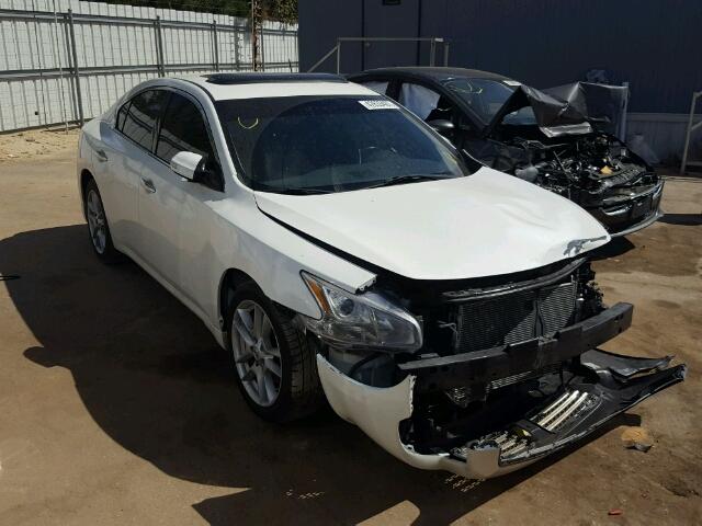 1N4AA5AP4AC858877 - 2010 NISSAN MAXIMA S WHITE photo 1