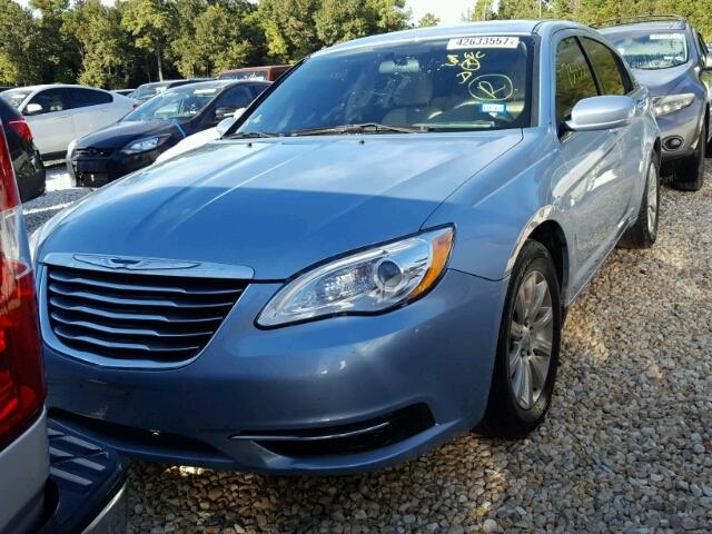 1C3CCBBB1EN159350 - 2014 CHRYSLER 200 TOURIN BLUE photo 2