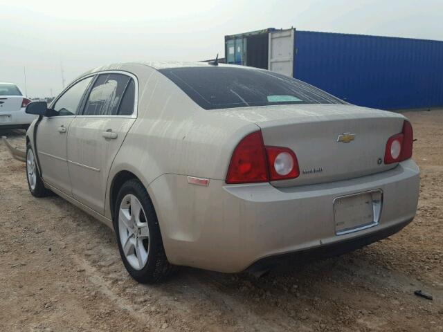 1G1ZB5EB3AF208213 - 2010 CHEVROLET MALIBU LS 金色 照片 3