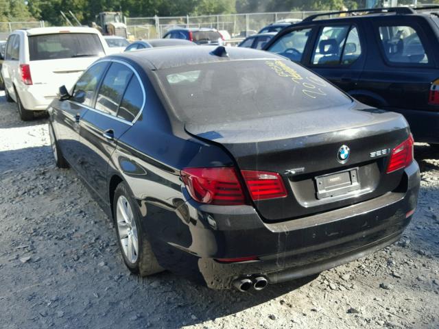 WBAXH5C5XDD112313 - 2013 BMW 528 XI BLACK photo 3