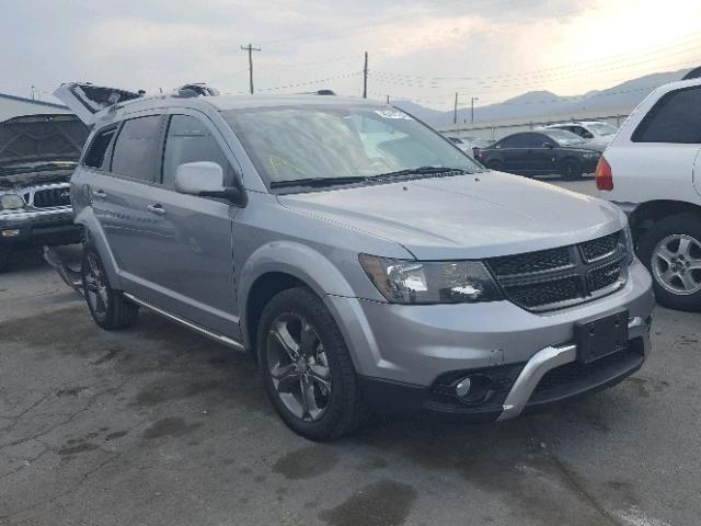 3C4PDDGGXFT533188 - 2015 DODGE JOURNEY CR SILVER photo 1