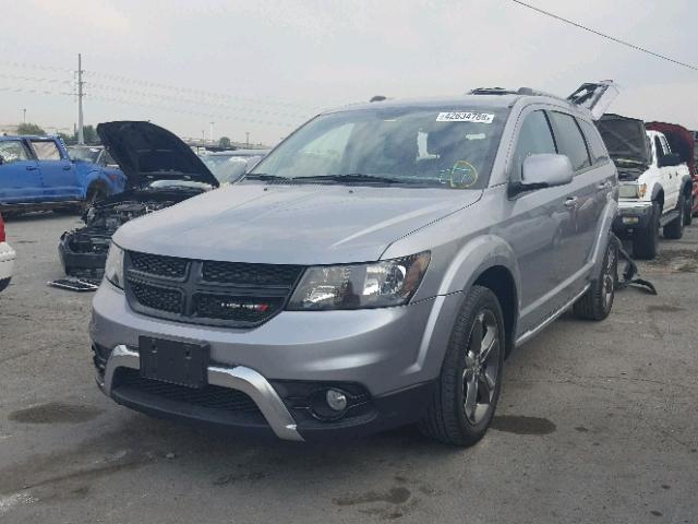 3C4PDDGGXFT533188 - 2015 DODGE JOURNEY CR SILVER photo 2