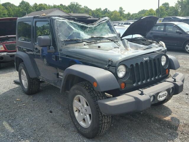 1J4AA2D12AL193777 - 2010 JEEP WRANGLER S GREEN photo 1