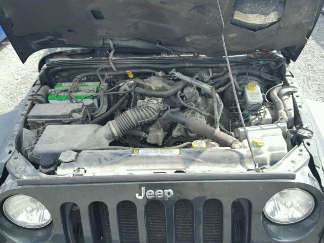 1J4AA2D12AL193777 - 2010 JEEP WRANGLER S GREEN photo 7