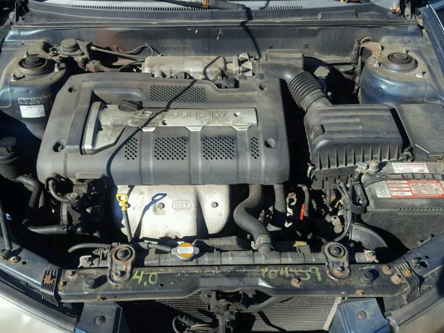 KMHDN45D71U137416 - 2001 HYUNDAI ELANTRA GL BLUE photo 7