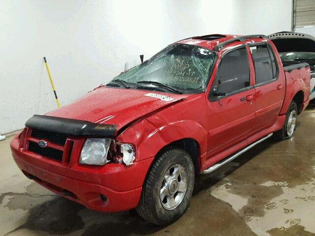 1FMZU77K35UB80209 - 2005 FORD EXPLORER S RED photo 2