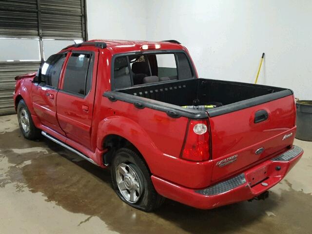 1FMZU77K35UB80209 - 2005 FORD EXPLORER S 红色 照片 3