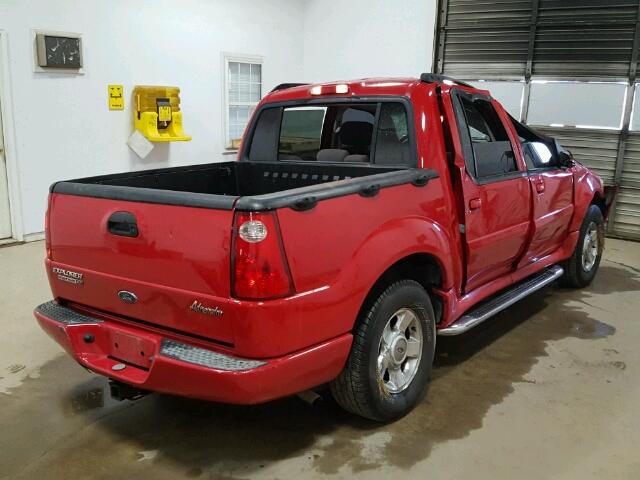 1FMZU77K35UB80209 - 2005 FORD EXPLORER S RED photo 4