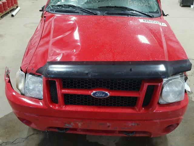 1FMZU77K35UB80209 - 2005 FORD EXPLORER S RED photo 7