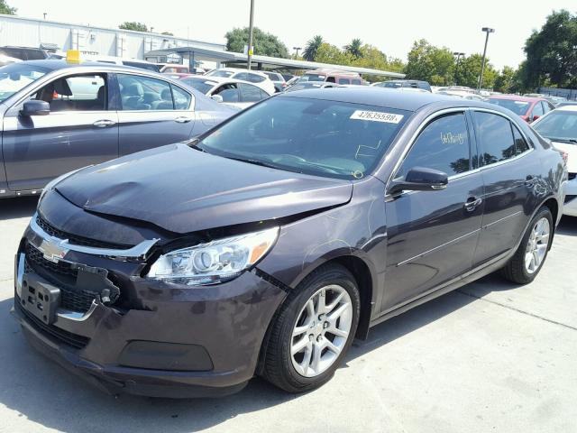 1G11C5SL4FF133052 - 2015 CHEVROLET MALIBU 1LT PURPLE photo 2
