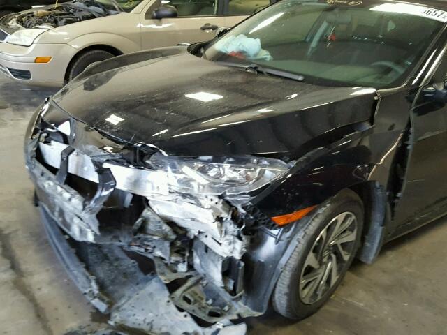 19XFC2F73GE066318 - 2016 HONDA CIVIC EX შავი ფოტო 9