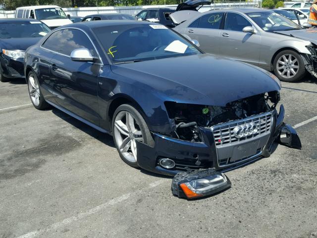 WAURV78T49A015525 - 2009 AUDI S5 QUATTRO BLUE photo 1