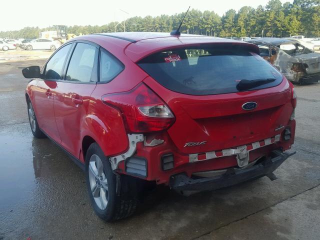 1FADP3K25DL343846 - 2013 FORD FOCUS SE RED photo 3