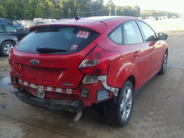 1FADP3K25DL343846 - 2013 FORD FOCUS SE RED photo 4