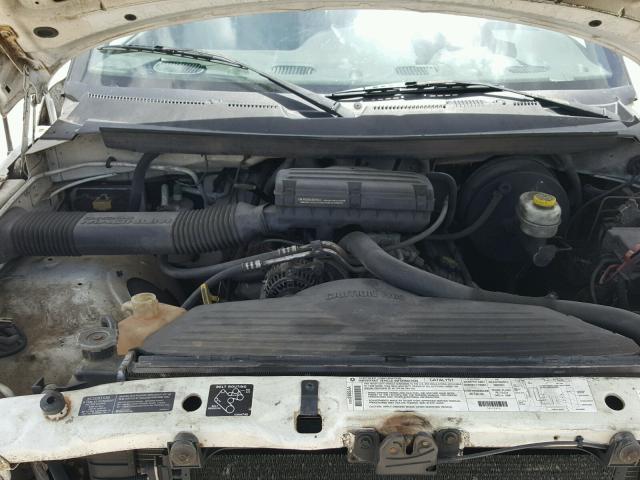 3B7KC26Z5WM225120 - 1998 DODGE RAM 2500 WHITE photo 7