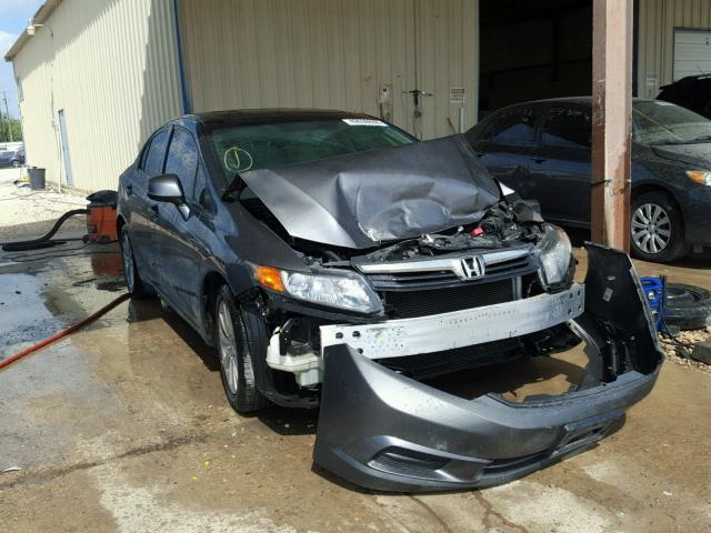 2HGFB2F9XCH576573 - 2012 HONDA CIVIC EXL CHARCOAL photo 1