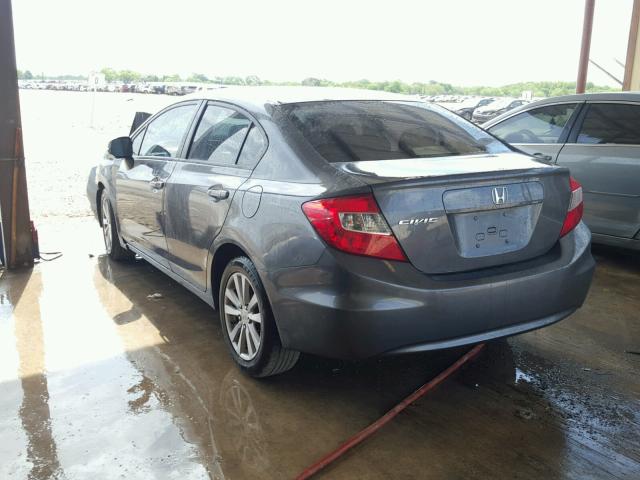 2HGFB2F9XCH576573 - 2012 HONDA CIVIC EXL CHARCOAL photo 3