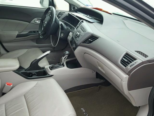2HGFB2F9XCH576573 - 2012 HONDA CIVIC EXL CHARCOAL photo 5