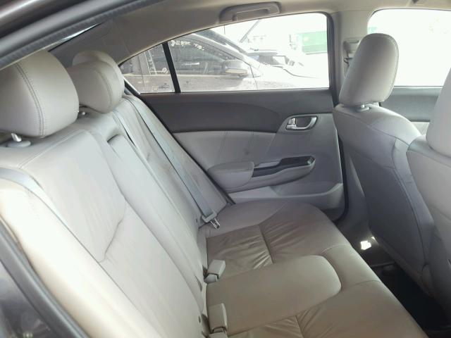 2HGFB2F9XCH576573 - 2012 HONDA CIVIC EXL CHARCOAL photo 6