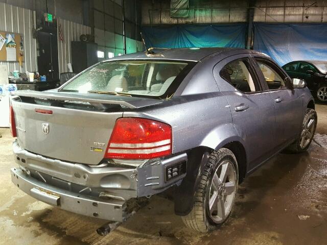 1B3LC56R18N230685 - 2008 DODGE AVENGER SX GRAY photo 4