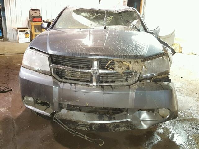 1B3LC56R18N230685 - 2008 DODGE AVENGER SX GRAY photo 9