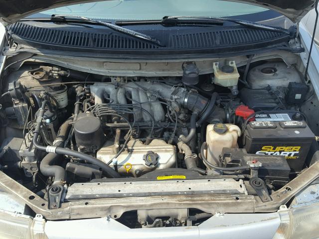 4N2DN111XVD837027 - 1997 NISSAN QUEST XE SILVER photo 7