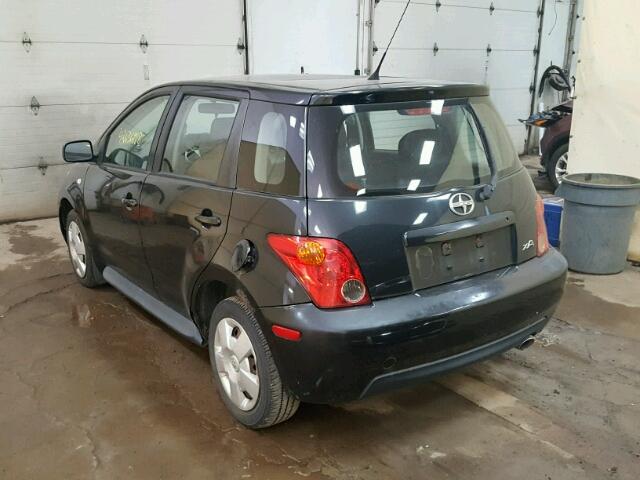 JTKKT624050101316 - 2005 TOYOTA SCION XA შავი ფოტო 3