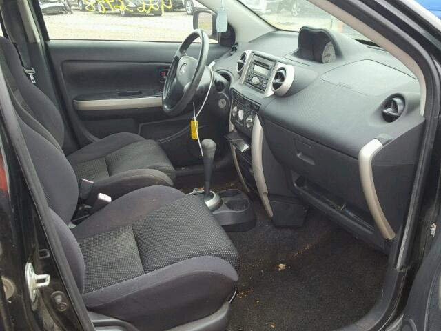 JTKKT624050101316 - 2005 TOYOTA SCION XA შავი ფოტო 5