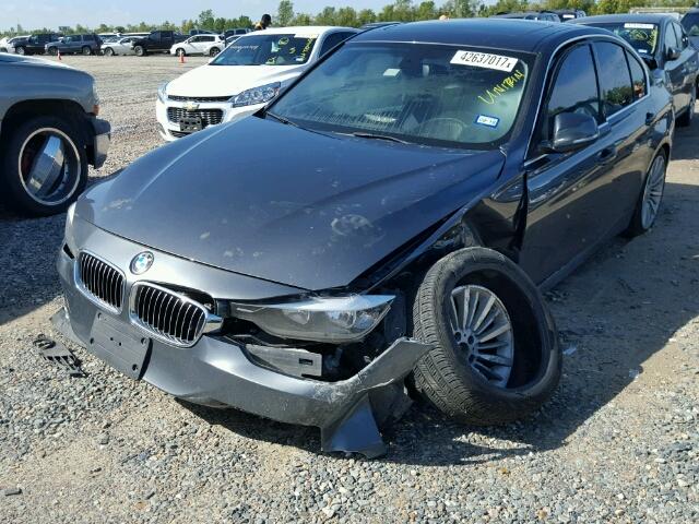 WBA3C1C55EK105224 - 2014 BMW 328 I SULE GRAY photo 2