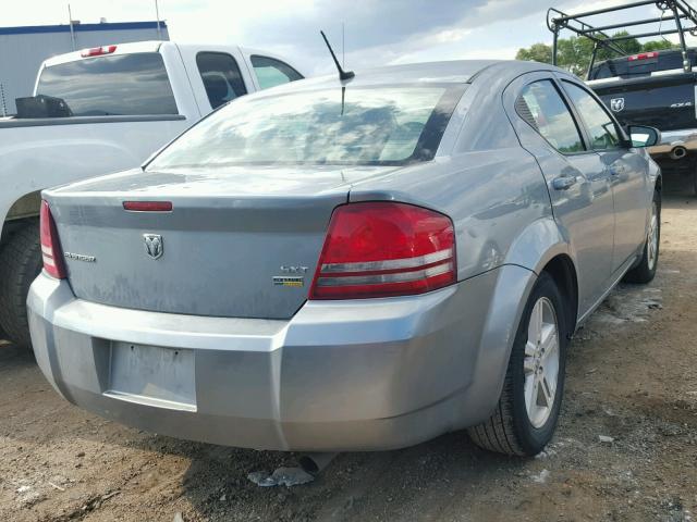 1B3LC56R48N294381 - 2008 DODGE AVENGER SX GRAY photo 4