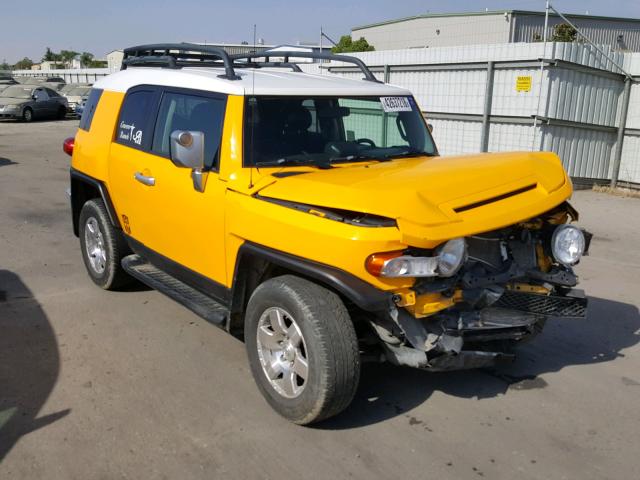 JTEZU11F370006692 - 2007 TOYOTA FJ CRUISER YELLOW photo 1