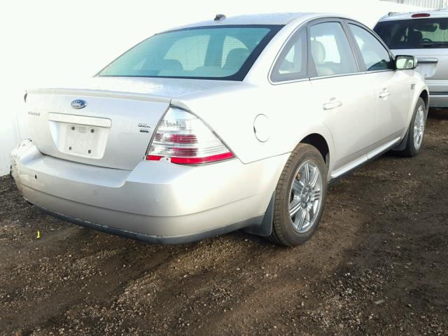 1FAHP27W88G165887 - 2008 FORD TAURUS GRAY photo 4