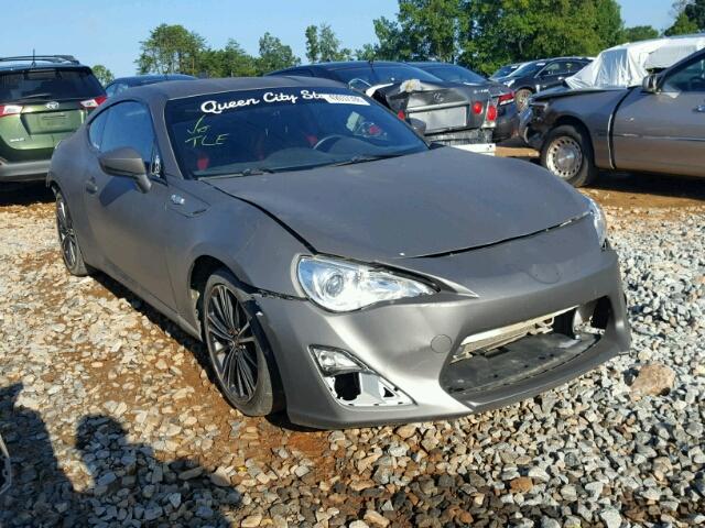 JF1ZNAA19F9703614 - 2015 TOYOTA SCION FR-S GRAY photo 1